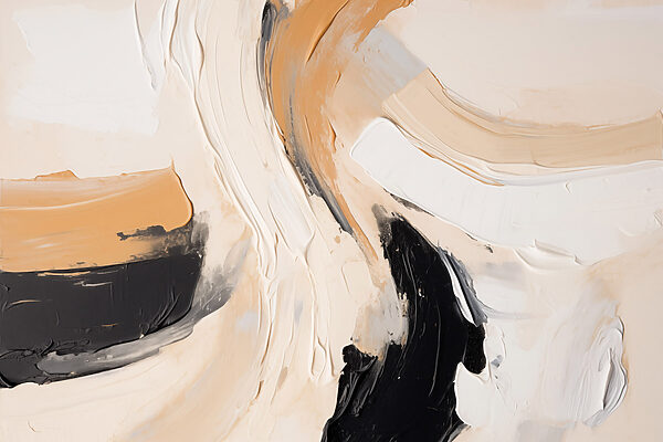 Abstract blend of warm hues
