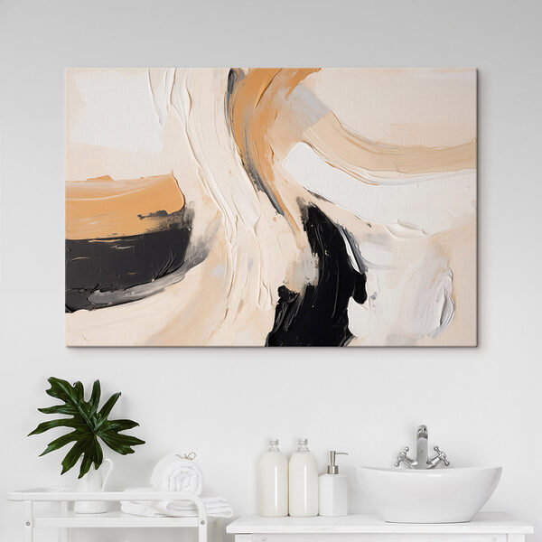 Tablouri Tablouri Un amestec abstract de nuanțe calde (SKU: s49616)