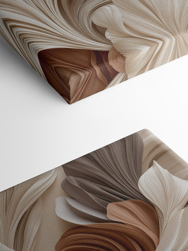 Intricate layers of flowing design