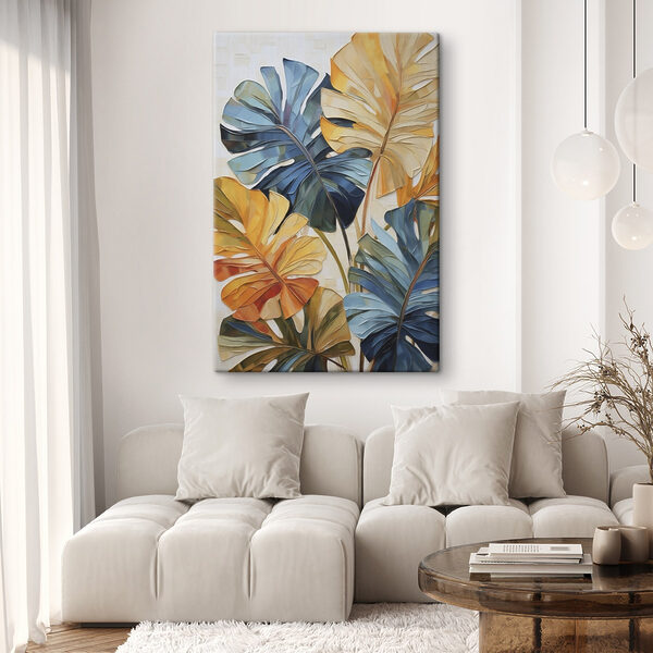 Tablouri Tablouri Grup de frunze colorate (SKU: s49600)