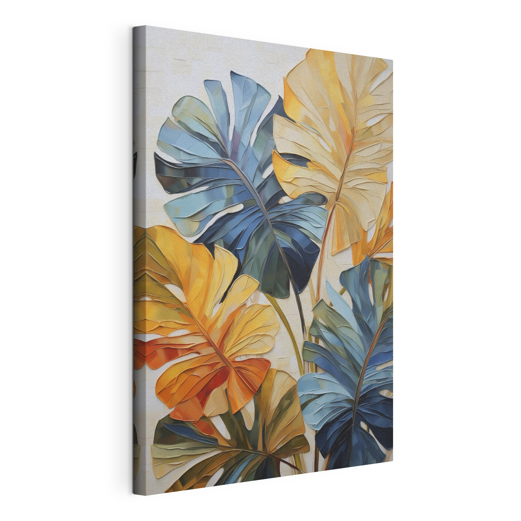 Group of colorful leaves