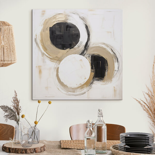 Painting of circles and dots
