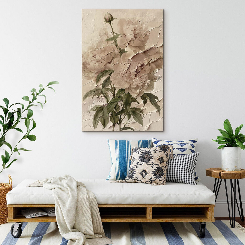 Delicate blooms in soft tones
