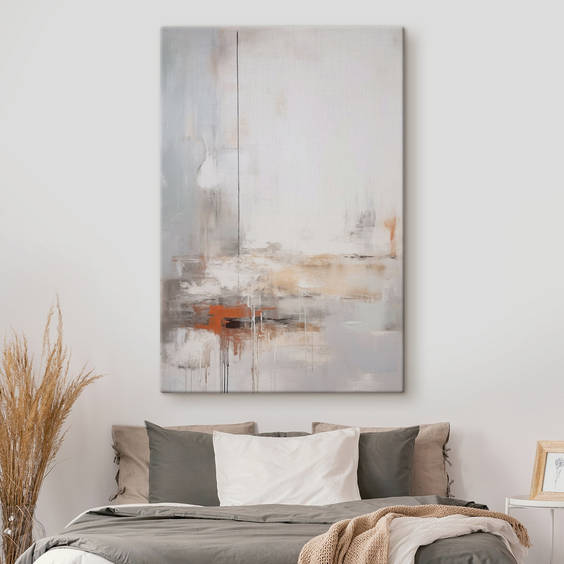 Painting of a white wall