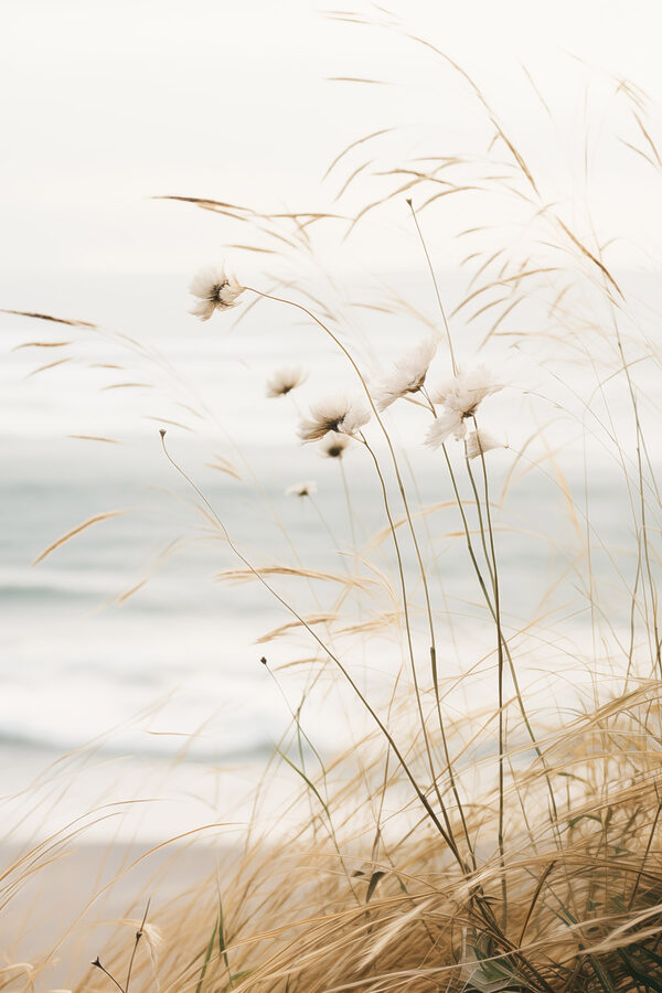 Gentle breeze through tall grasses