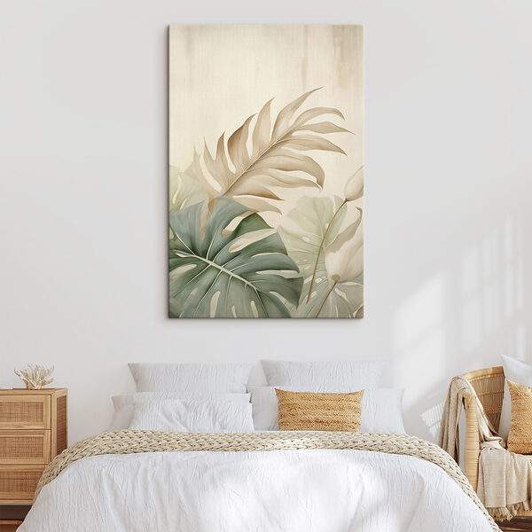 Tablouri Tablouri Vegetație luxuriantă în nuanțe delicate de pastel (SKU: s45617)