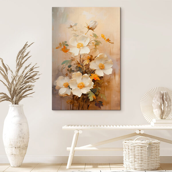 Tablouri Tablouri Tablou cu flori albe (SKU: s45533)
