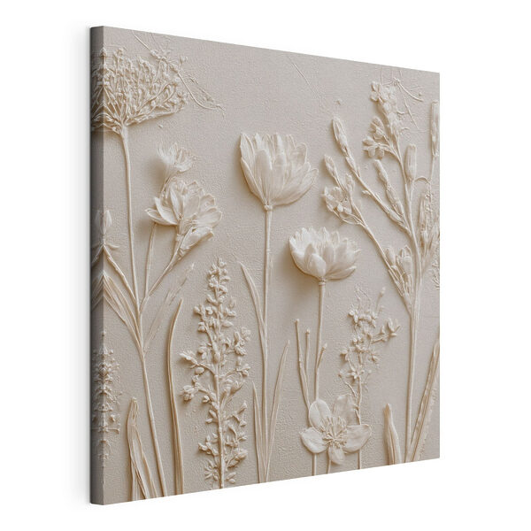Tablouri Artă cu flori albe și plante (SKU: s45535) Tablouri Tablouri Artă cu flori albe și plante (SKU: s45535)