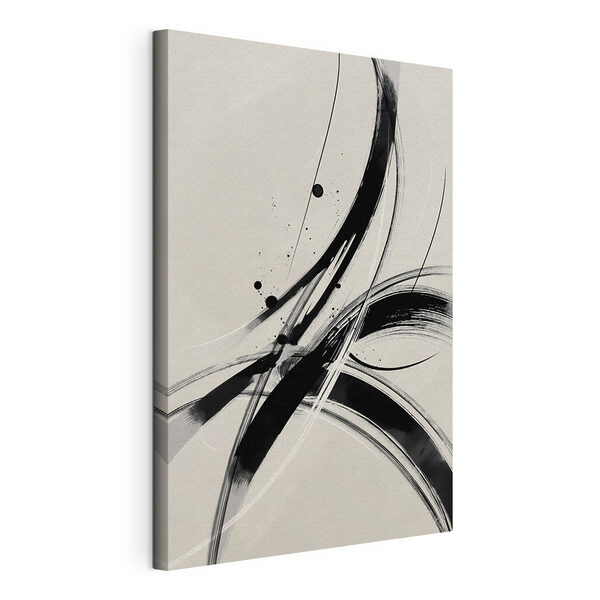 Tablouri Imagine alb-negru cu un motiv în formă de spirală (SKU: s45583) Tablouri Tablouri Imagine alb-negru cu un motiv în formă de spirală (SKU: s45583)