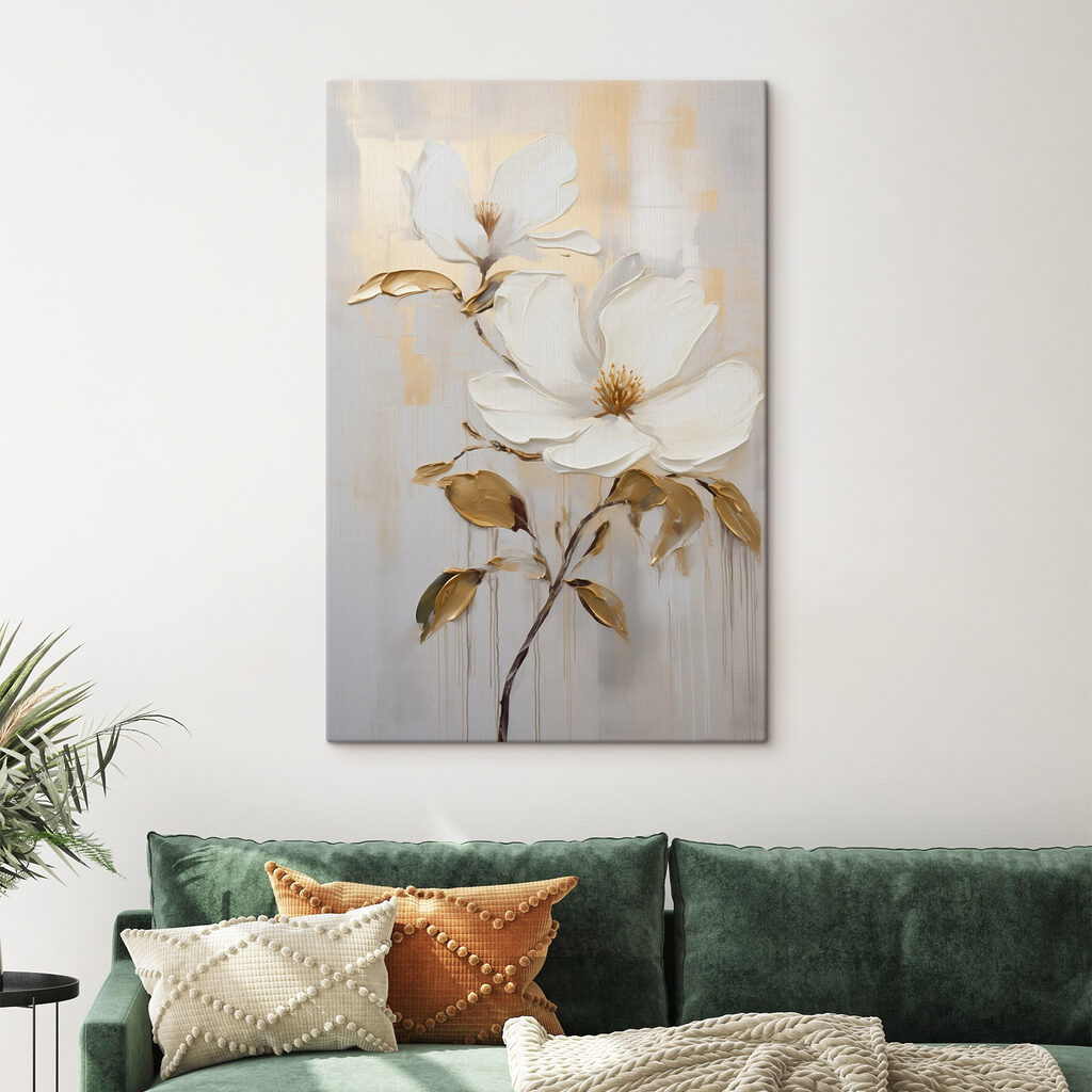 Elegant blossoms in soft colors