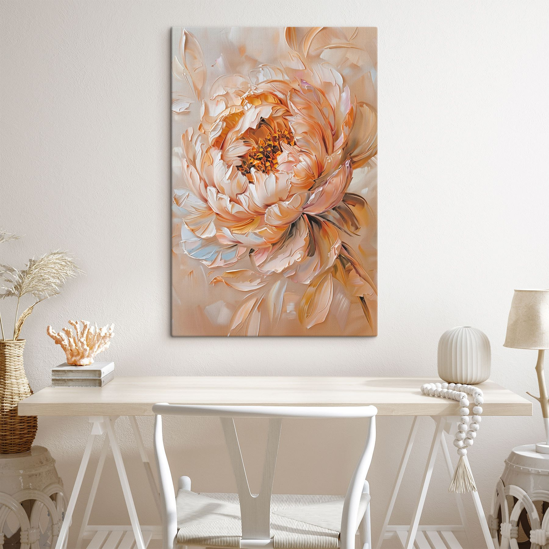Delicate petals in soft hues