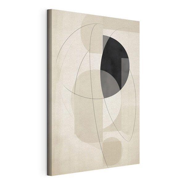 Black and white art piece