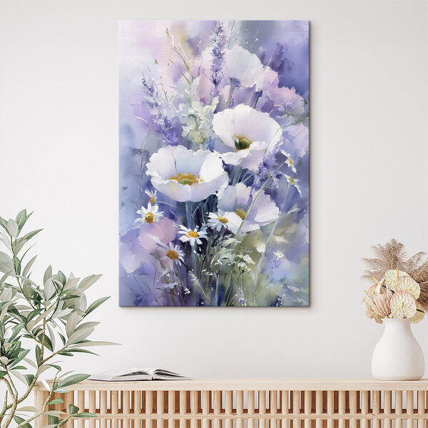 Tablouri Tablouri Tablou cu flori albe (SKU: s45720)