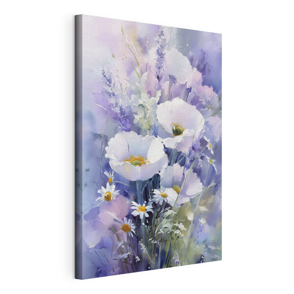 Tablouri Tablou cu flori albe (SKU: s45720) Tablouri Tablouri Tablou cu flori albe (SKU: s45720)