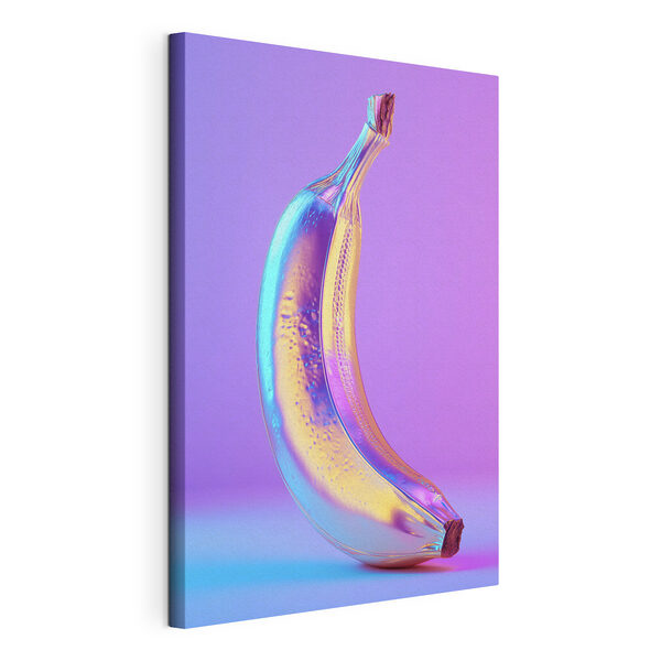 Tablouri O banană colorată pe un fundal violet (SKU: s45728) Tablouri Tablouri O banană colorată pe un fundal violet (SKU: s45728)