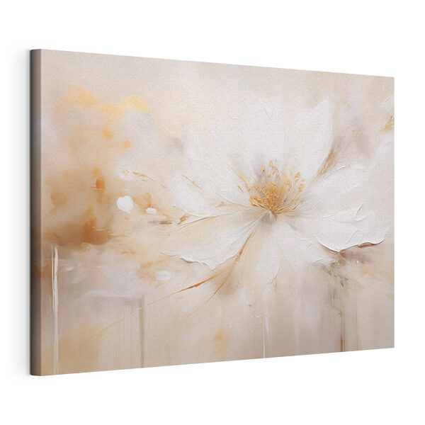 Tablouri Tablou cu o floare albă (SKU: s45802) Tablouri Tablouri Tablou cu o floare albă (SKU: s45802)