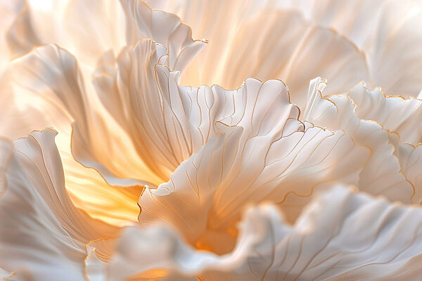 Delicate petals in soft colors