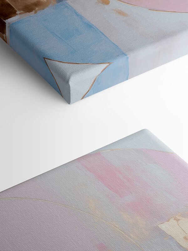Soft hues and circular forms converge