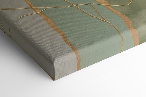 - Elegant lines and calming colors