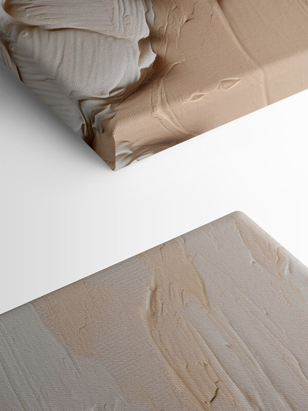 Textured Layers in Soft Hues