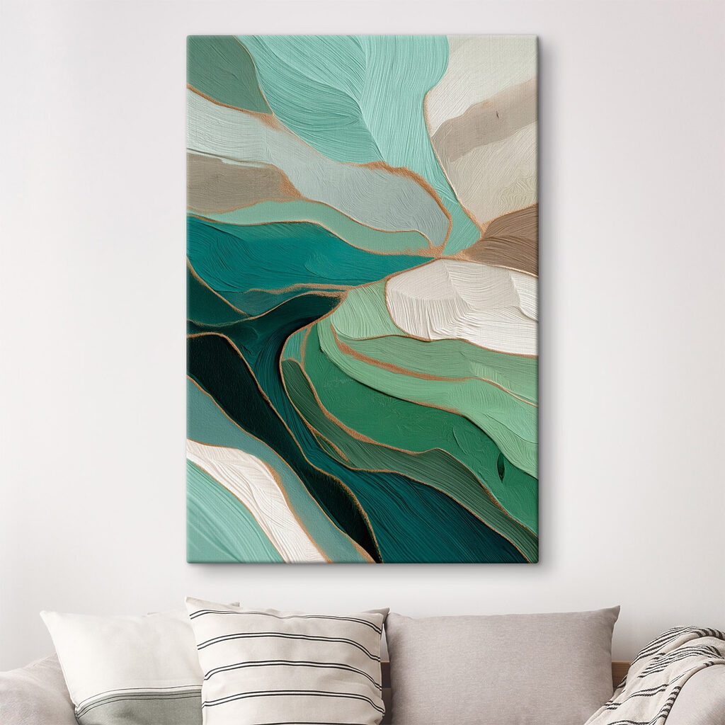 Gentle waves of color blend together