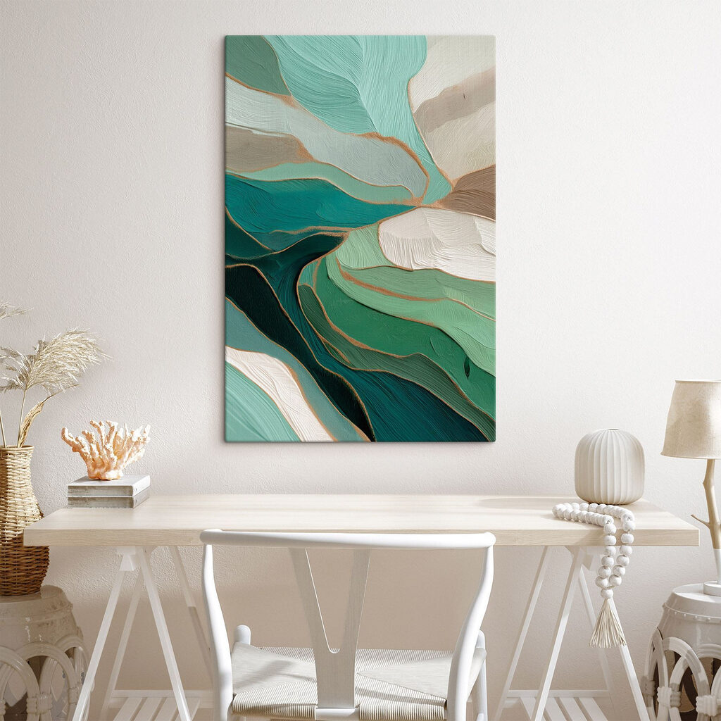 Gentle waves of color blend together