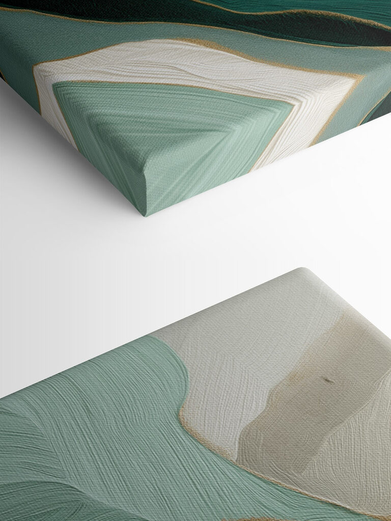 Gentle waves of color blend together