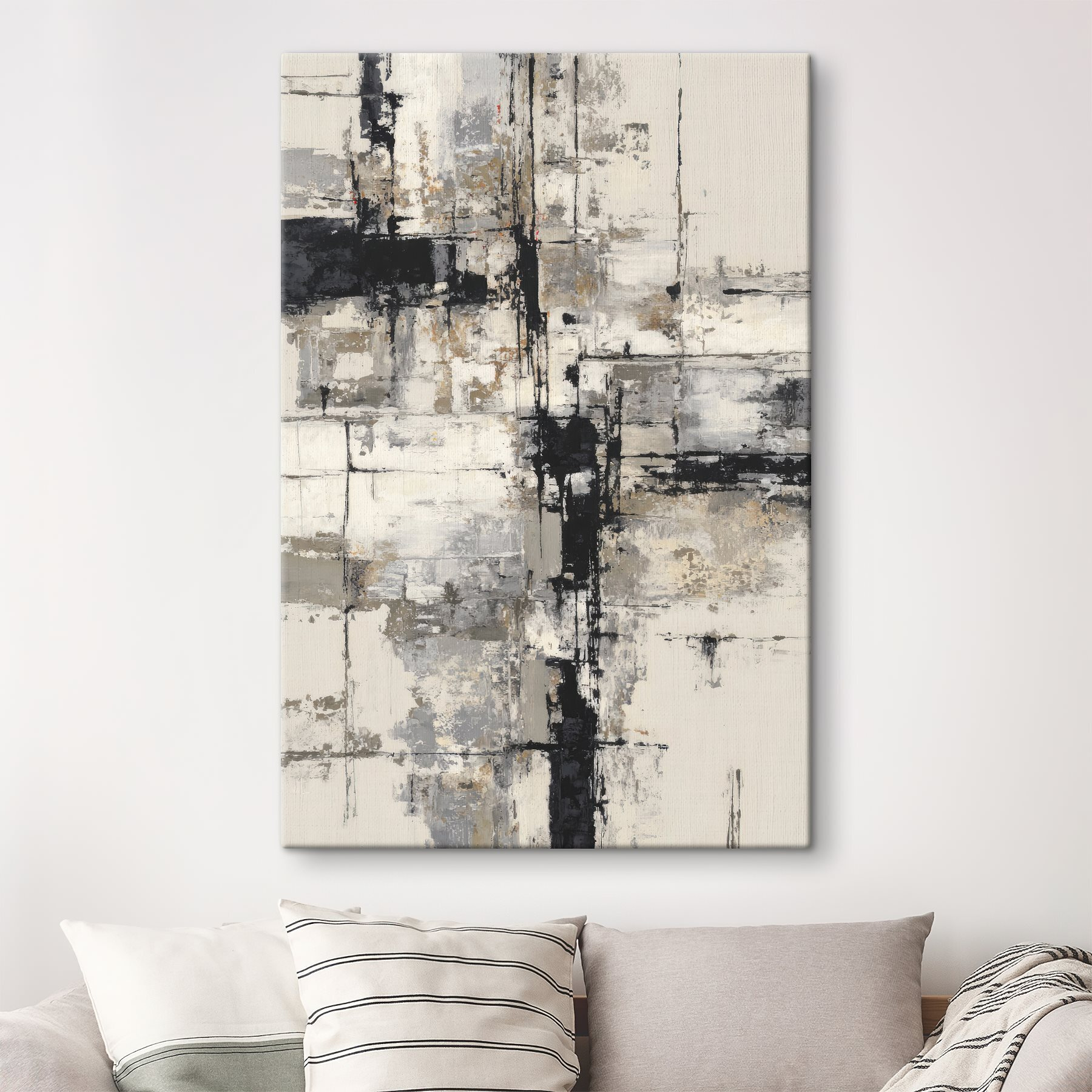 Black and white painting