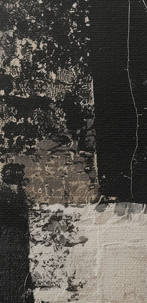 Black and white painting