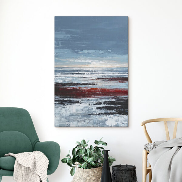 Painting of a beach
