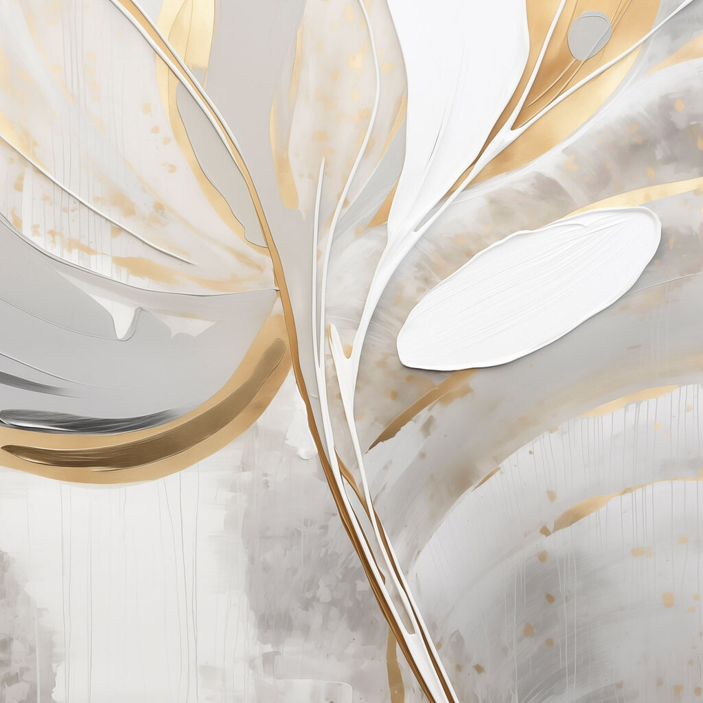 Gentle strokes of golden elegance