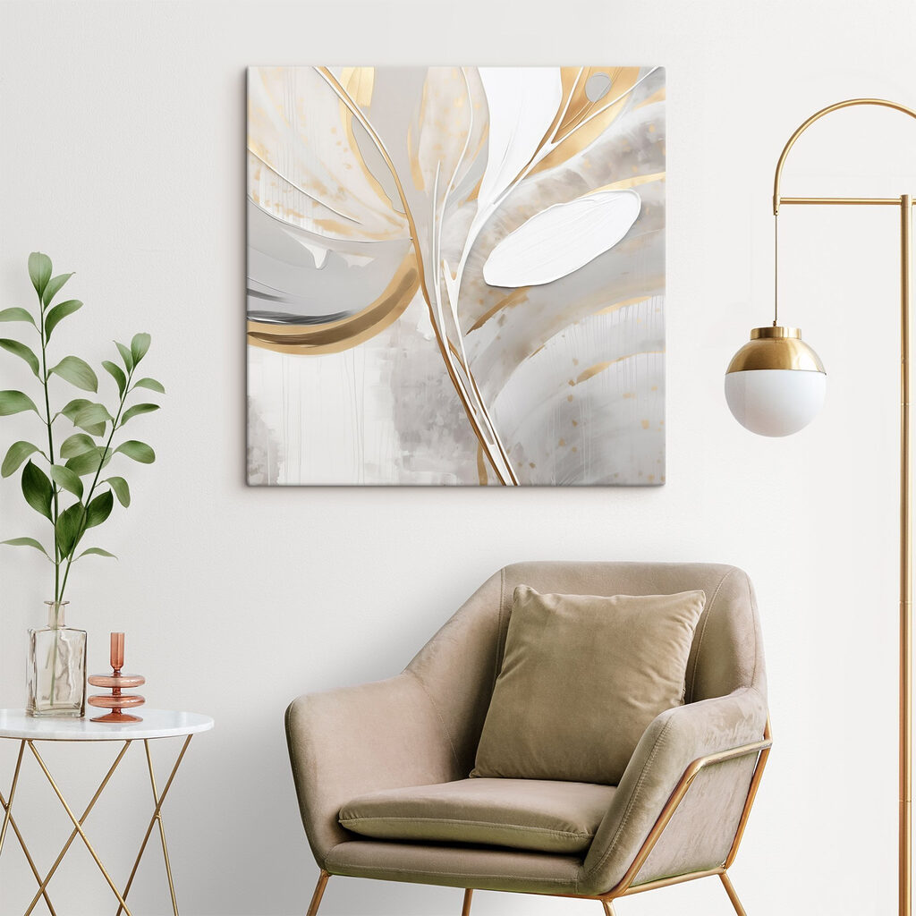 Gentle strokes of golden elegance