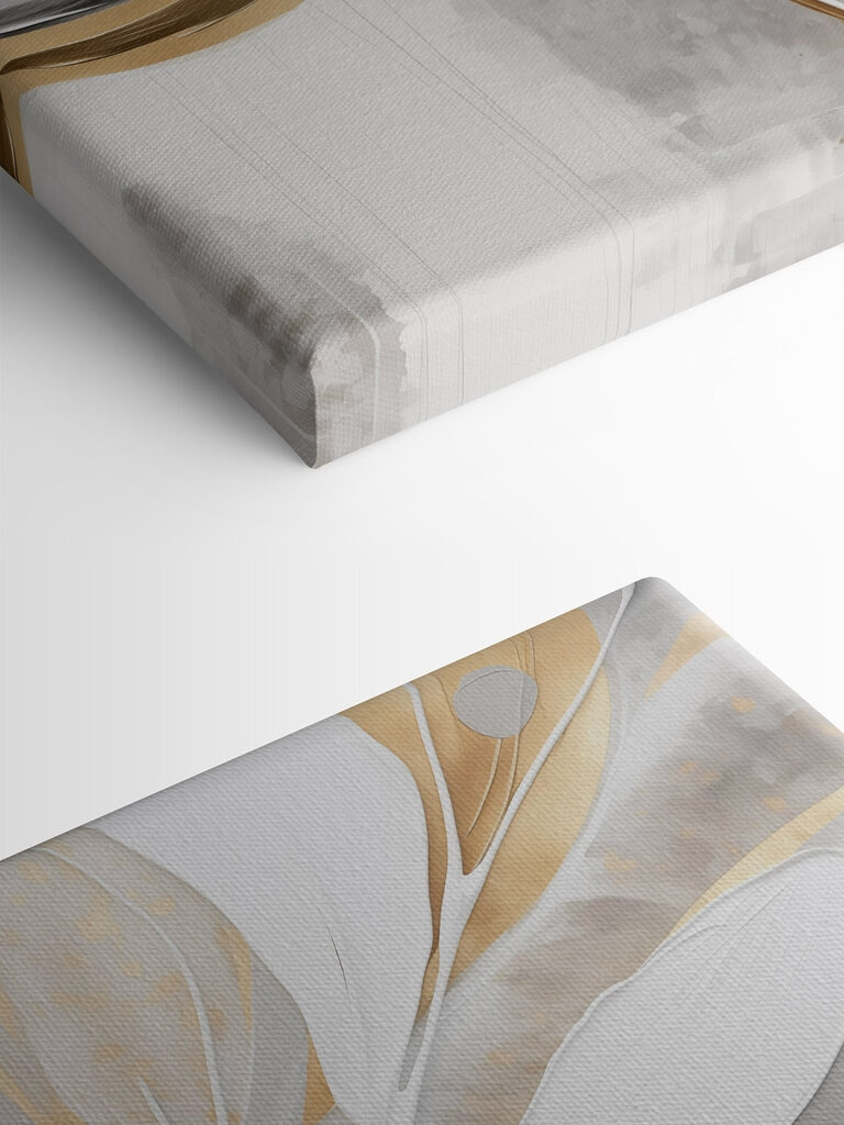 Gentle strokes of golden elegance