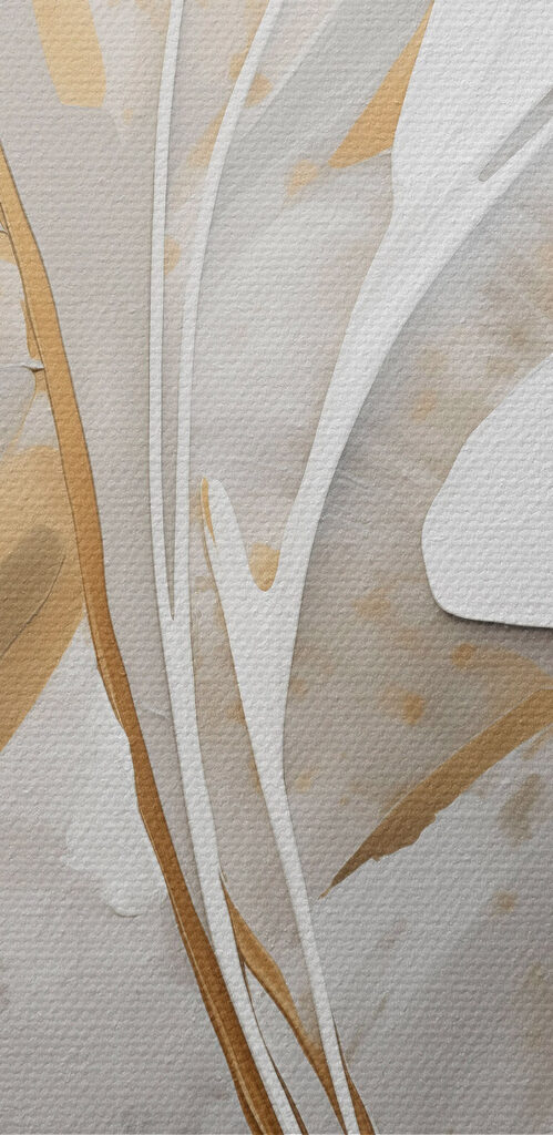 Gentle strokes of golden elegance