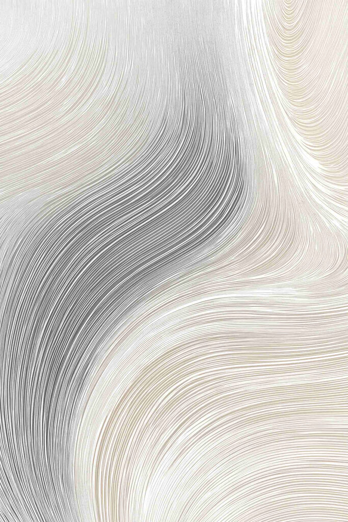 Fluid lines in soft, muted tones
