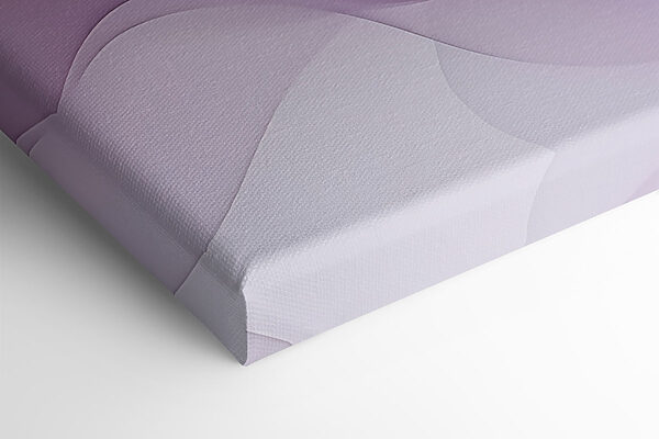 Purple and white wavy lines