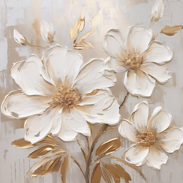 Beautiful blooms in soft tones