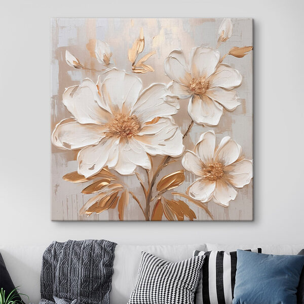 Beautiful blooms in soft tones