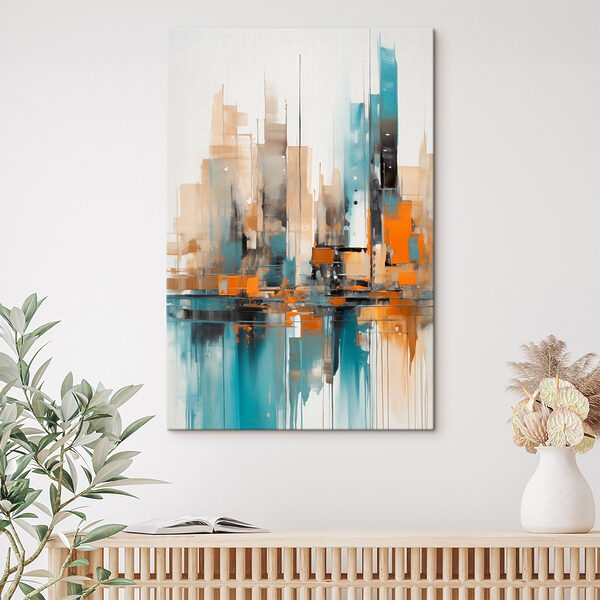 Painting of a city