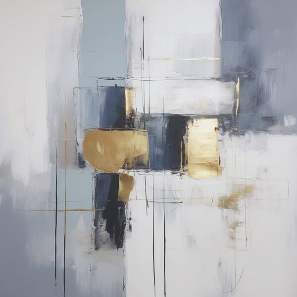 Abstract colors in harmonious balance