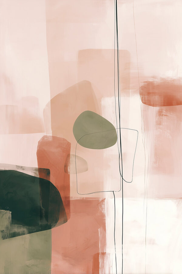 Painting of different shapes and colors Painting of different shapes and colors
