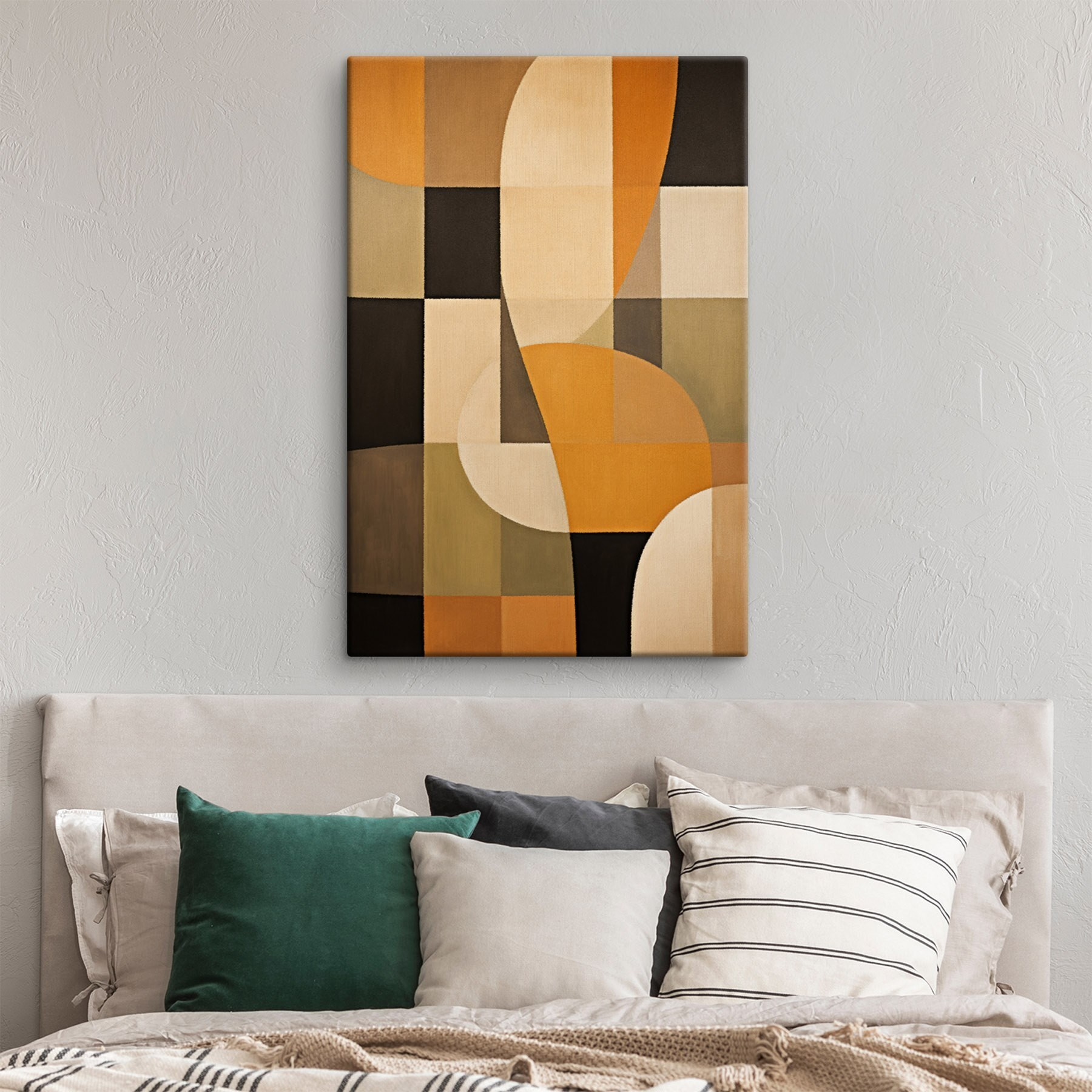Colorful art piece with different colors