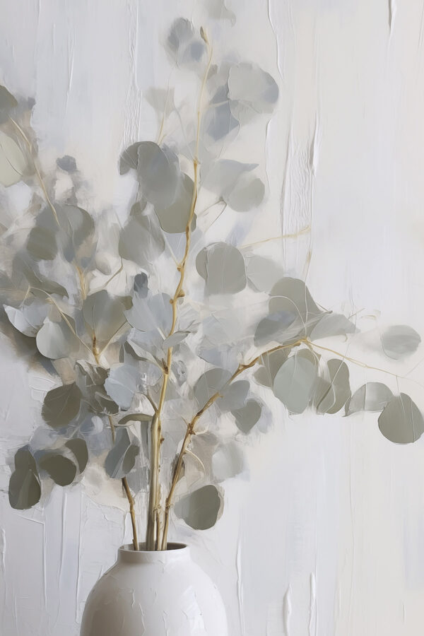 Plant with leaves on it
