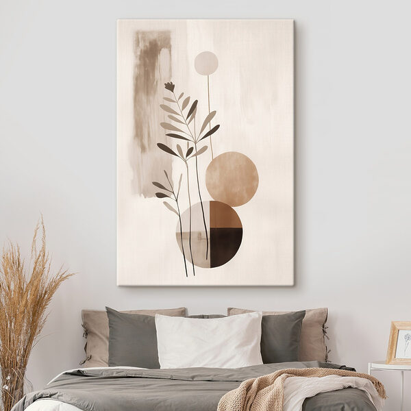 Tablouri Tablouri - Design minimalist în nuanțe de pământ (SKU: s46782)
