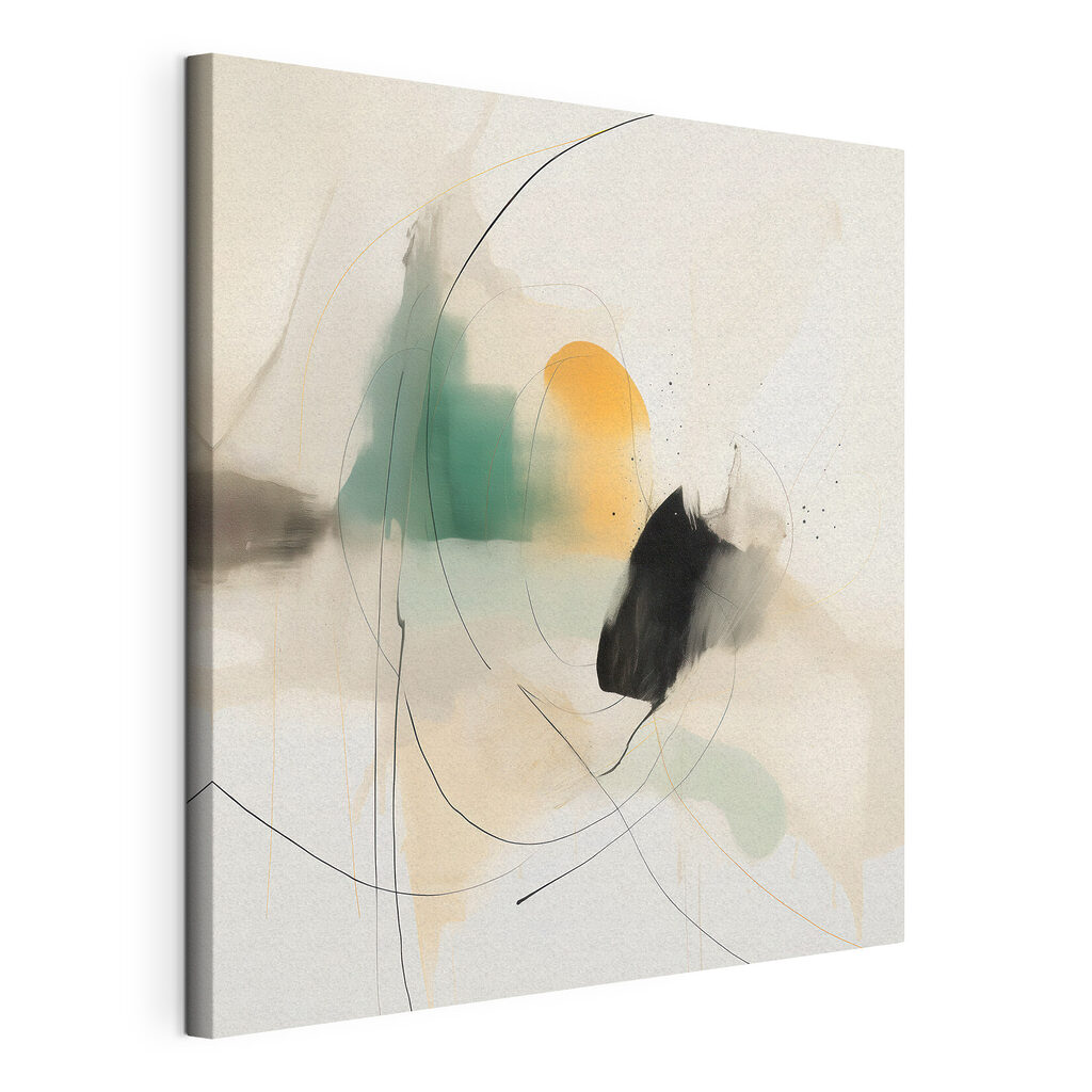 Painting of a circle and a circle