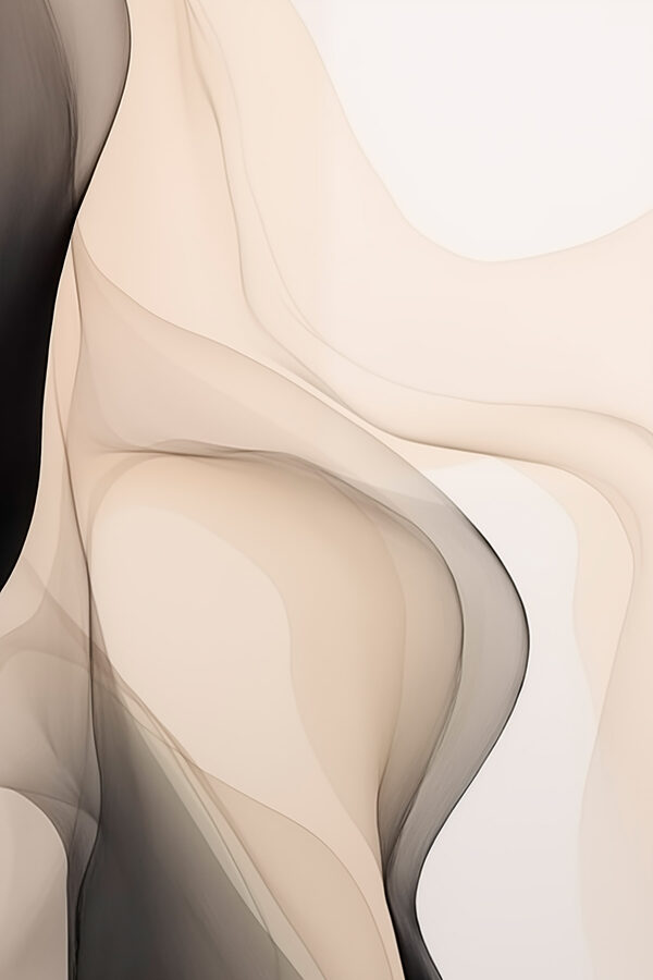 Soft waves of neutral tones
