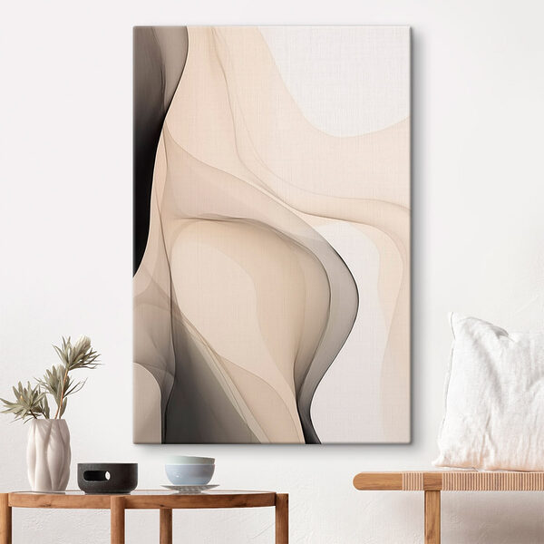 Soft waves of neutral tones
