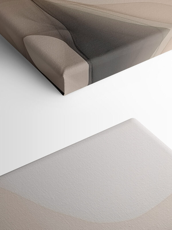 Soft waves of neutral tones