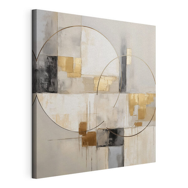 Tablouri Tablouri Cercuri abstracte în nuanțe discrete (SKU: s47148)