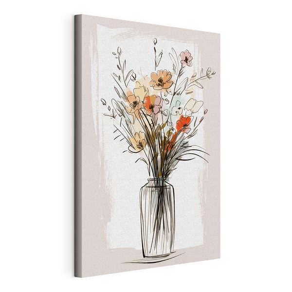 Tablouri Desen cu flori într-o vază (SKU: s47495) Tablouri Tablouri Desen cu flori într-o vază (SKU: s47495)